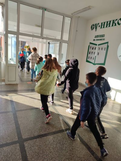    Учебна Евакуация в СУ Никола Войводов 2