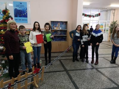 Награждаване призьорите от Коледното математическо състезание - СУ Никола Войводов - Враца